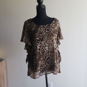 Leopard blouse